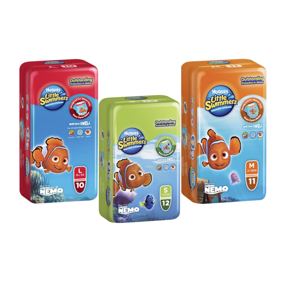Huggies Little Swimmers Swim Pants All Sizes KEEPING CONTAINED