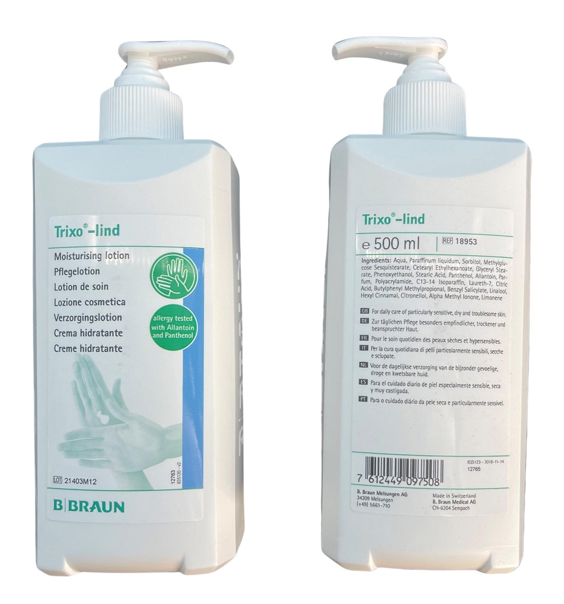 B. Braun Trixo-Lind Moisturising Lotion 100mL / 500mL