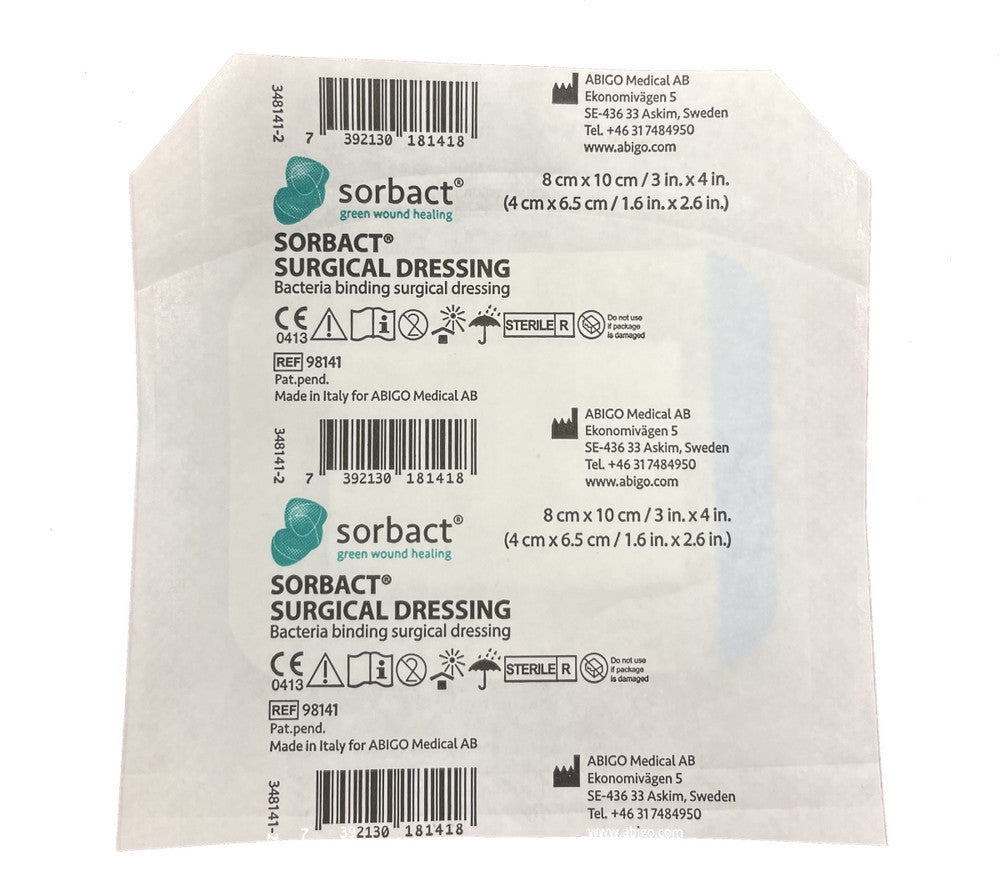 Sorbact Surgical Dressing 8cm x 10cm (76199-29)