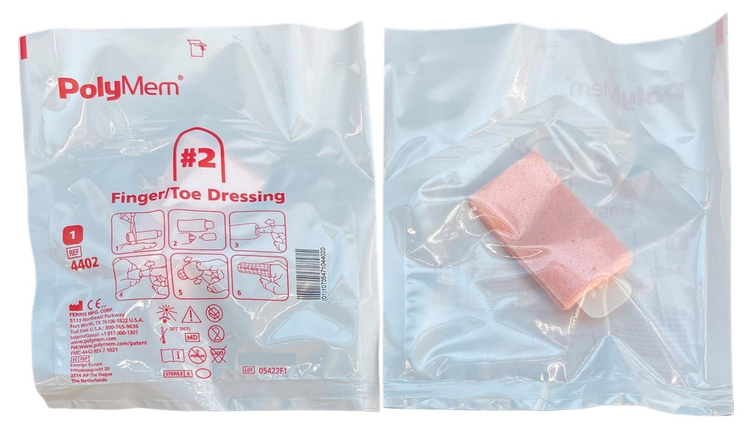 Polymem Finger Toe Dressing - All Sizes