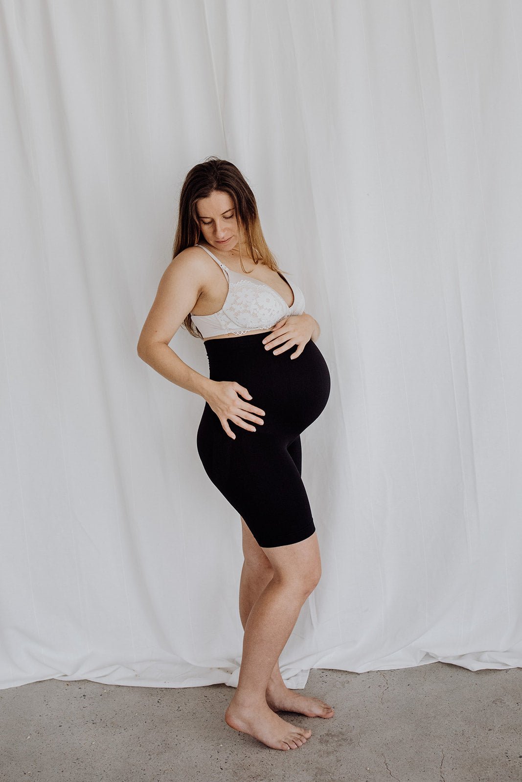 Postpartum recovery support wear shorts - Bubba Bump