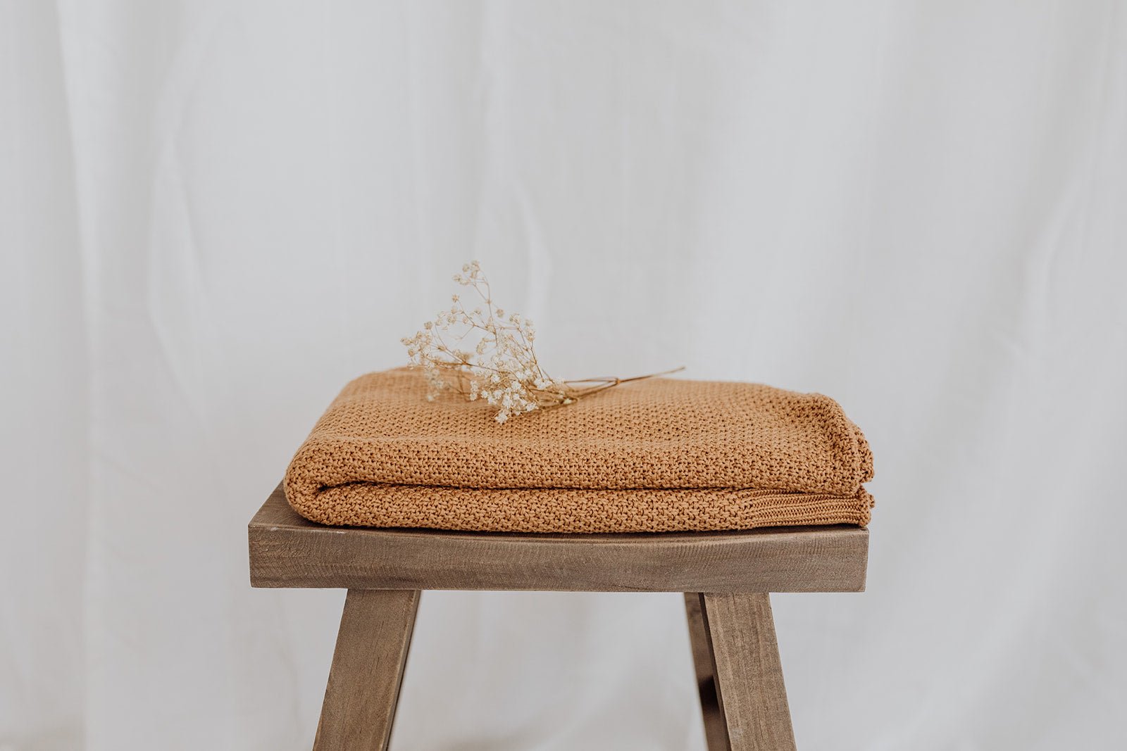 Cocoa Winter Knit Blanket - Bubba Bump