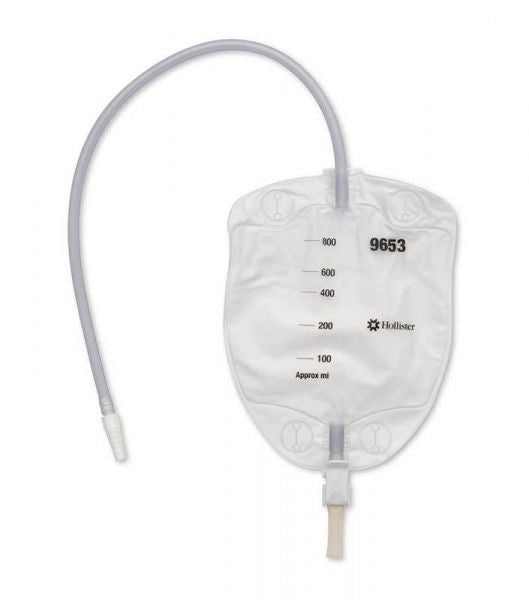 Hollister Leg Bag 800Ml Non Sterile 50Cm Tube Lever Tap 9653K - Pack of 10