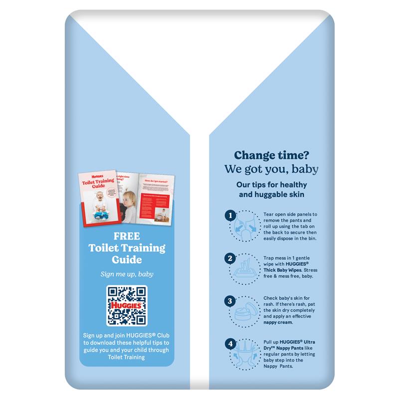 Huggies | Ultra Dry Nappy Pants Junior Boys Size 6 (15kg & Over) 24Pcs Pack