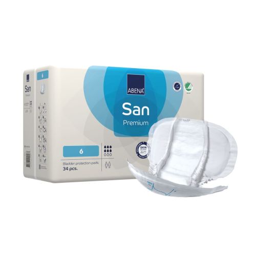 Abena Abri-san Premium Shaped Incontinence Pads - All Sizes