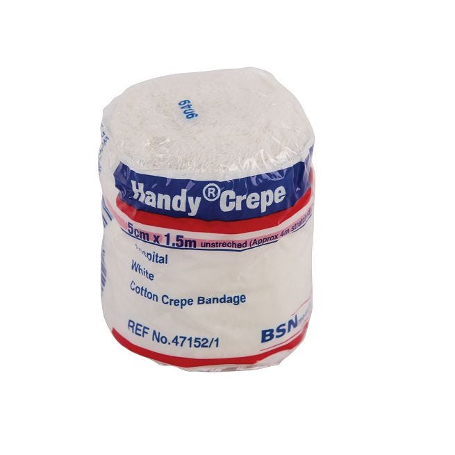 BSN Handycrepe Hospital Crepes - Cotton - Light - White - Support Bandages - All Sizes