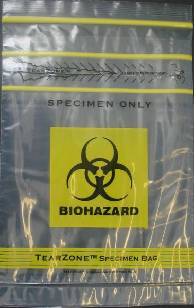 Biohazard Specipan Bag With Sleeve Pkt X 100 - Pack of 10 – KEEPING ...