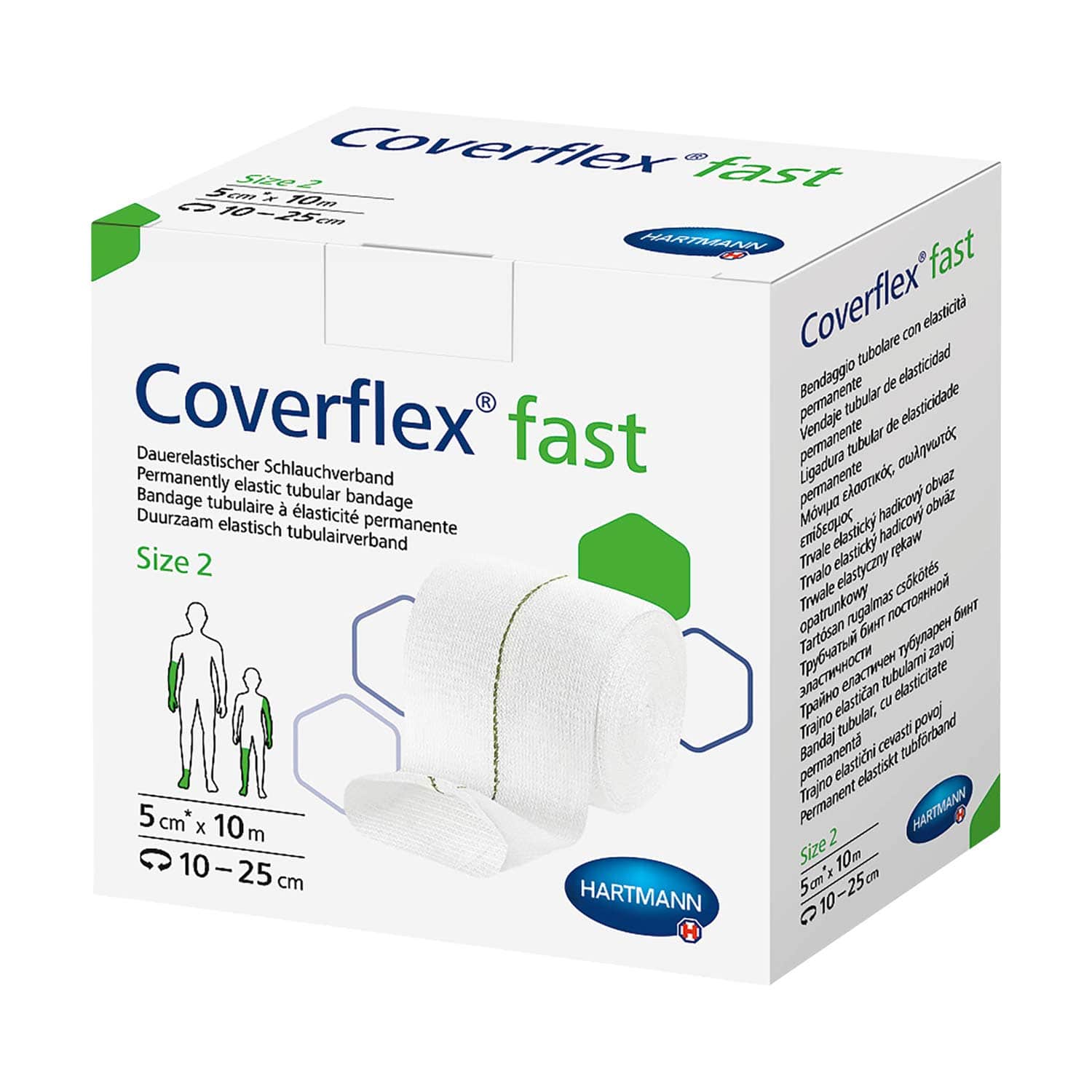 Hartmann Coverflex Fast Protective Tubular Bandage 1Roll - All Sizes ...