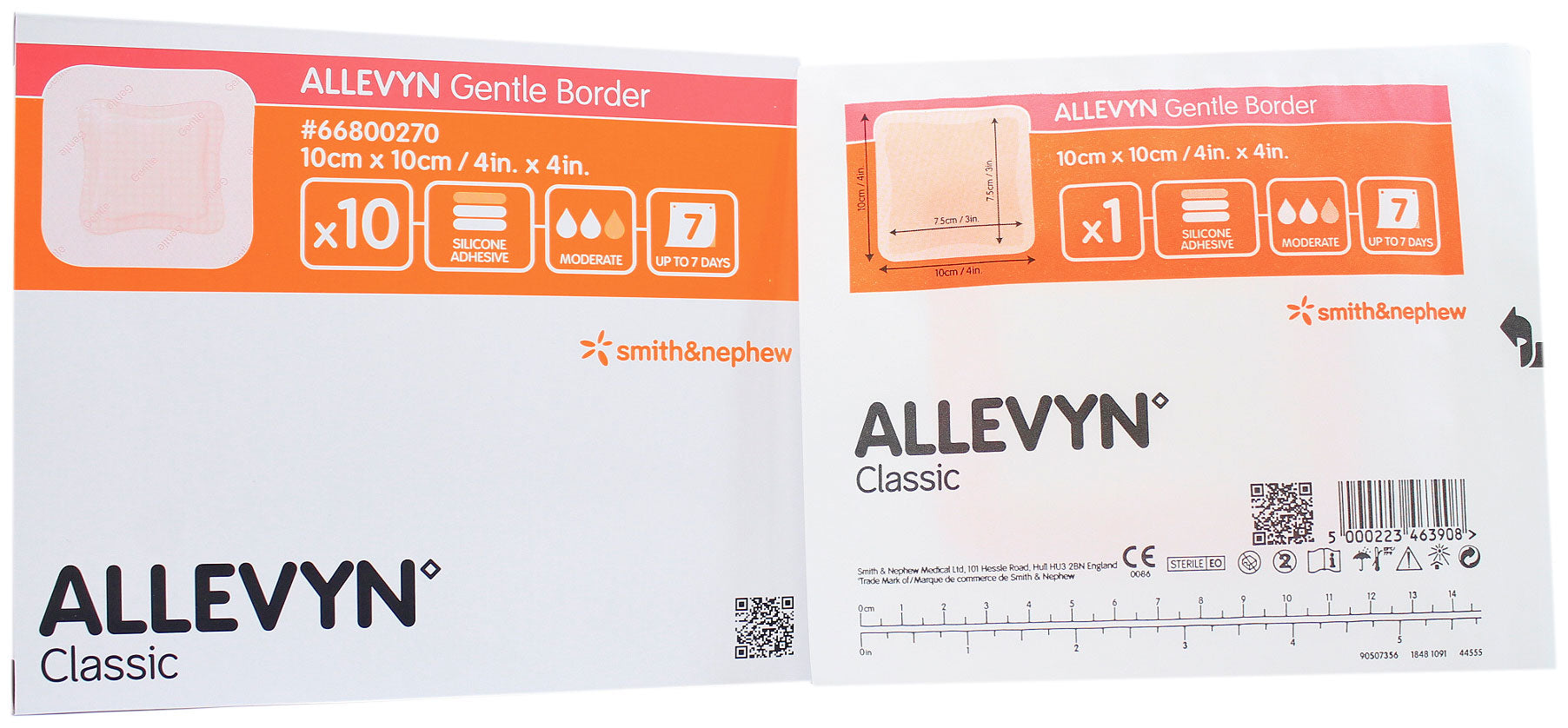 Smith & Nephew Allevyn Gentle Border Dressing - All Sizes