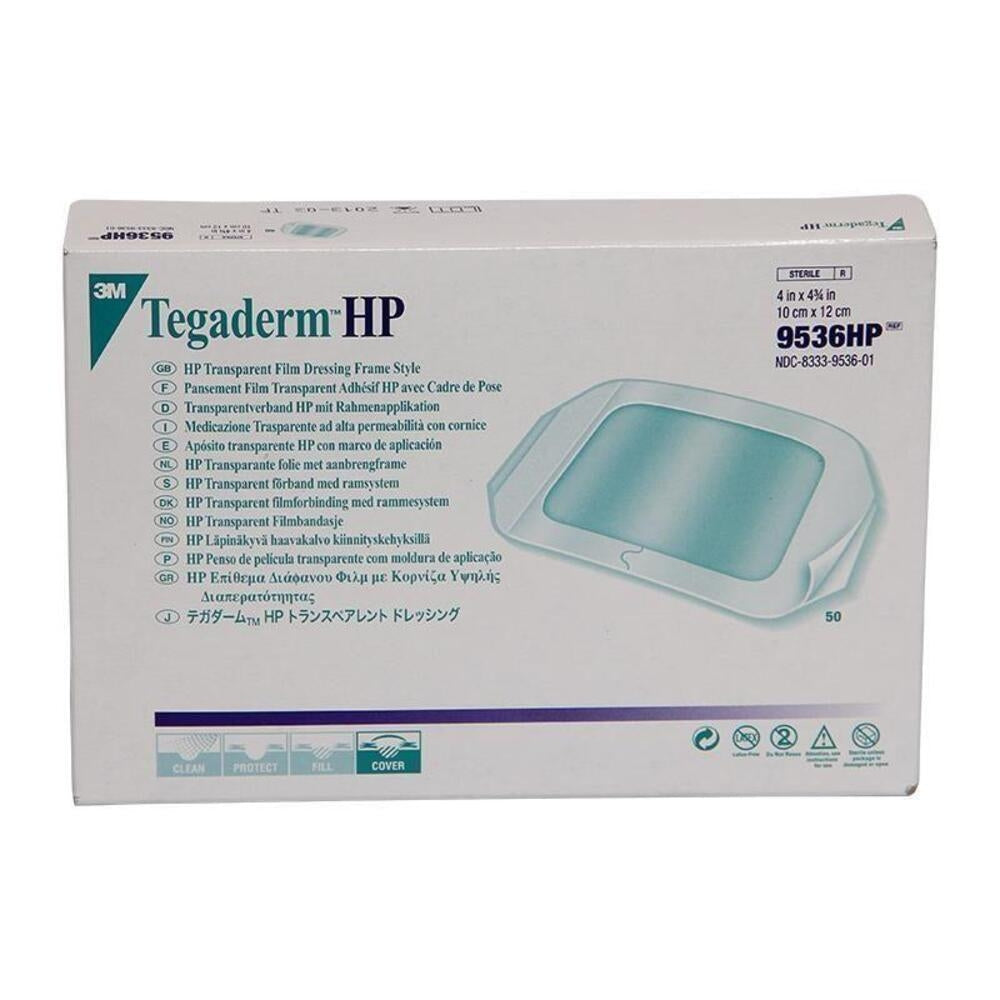 3M Tegaderm Hp Transparent Film Dressing 10cmx12cm (9536HP)
