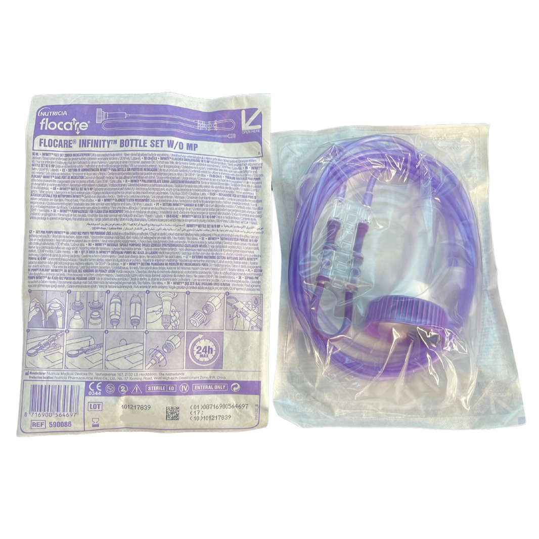 Nutricia Flocare Infinity Bottle Set Y Port (101587) No Port (90086)
