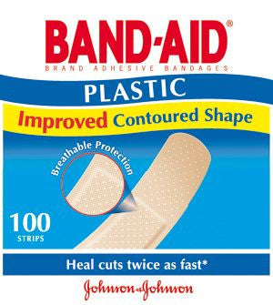 Bandaid Dressing Strips (Pkt X 100) (3720612704)