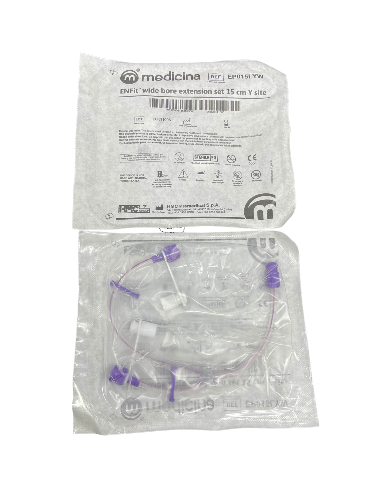 Medicina ENFit Enteral Feeding Extension Set - All Sizes (15cm, 75cm, 150cm)