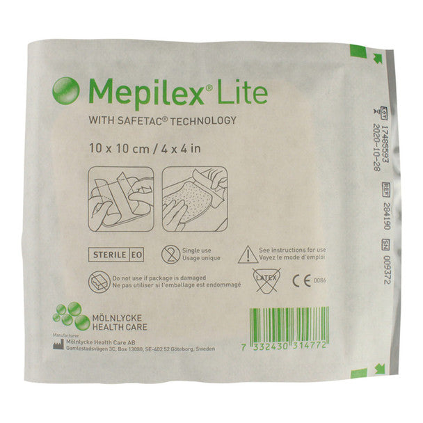 Molnlycke | Mepilex Lite Dressing, Without Border - All Sizes