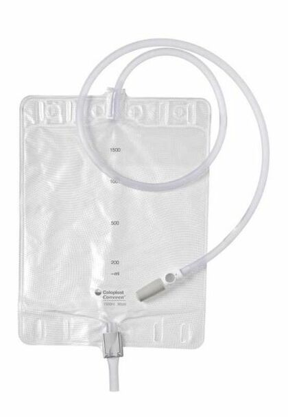 Coloplast Conveen Urinary Bag 1500mL 90cm Tube Clamp Tap - Sterile / Non-Sterile