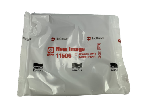 Hollister New Image Convex Barriers, CeraPlus Skin Barrier With Adhesive Tape Border - All Sizes