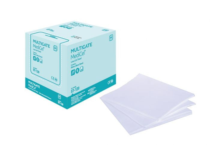 Multigate MediCel Wipe Low Lint, Small,  30x35cm, (57-120) Box of 100