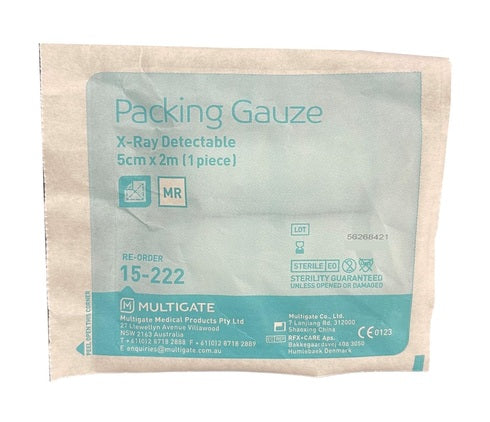 Multigate X-ray Detectable Packing Gauze Sterile - Each – KEEPING ...