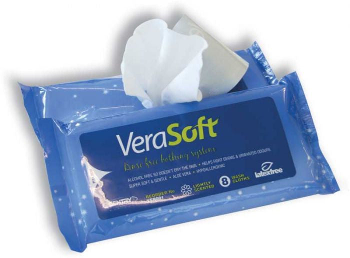 Verasoft Bath Wipes (Pkt X 8) Ver001 - Pack of 24