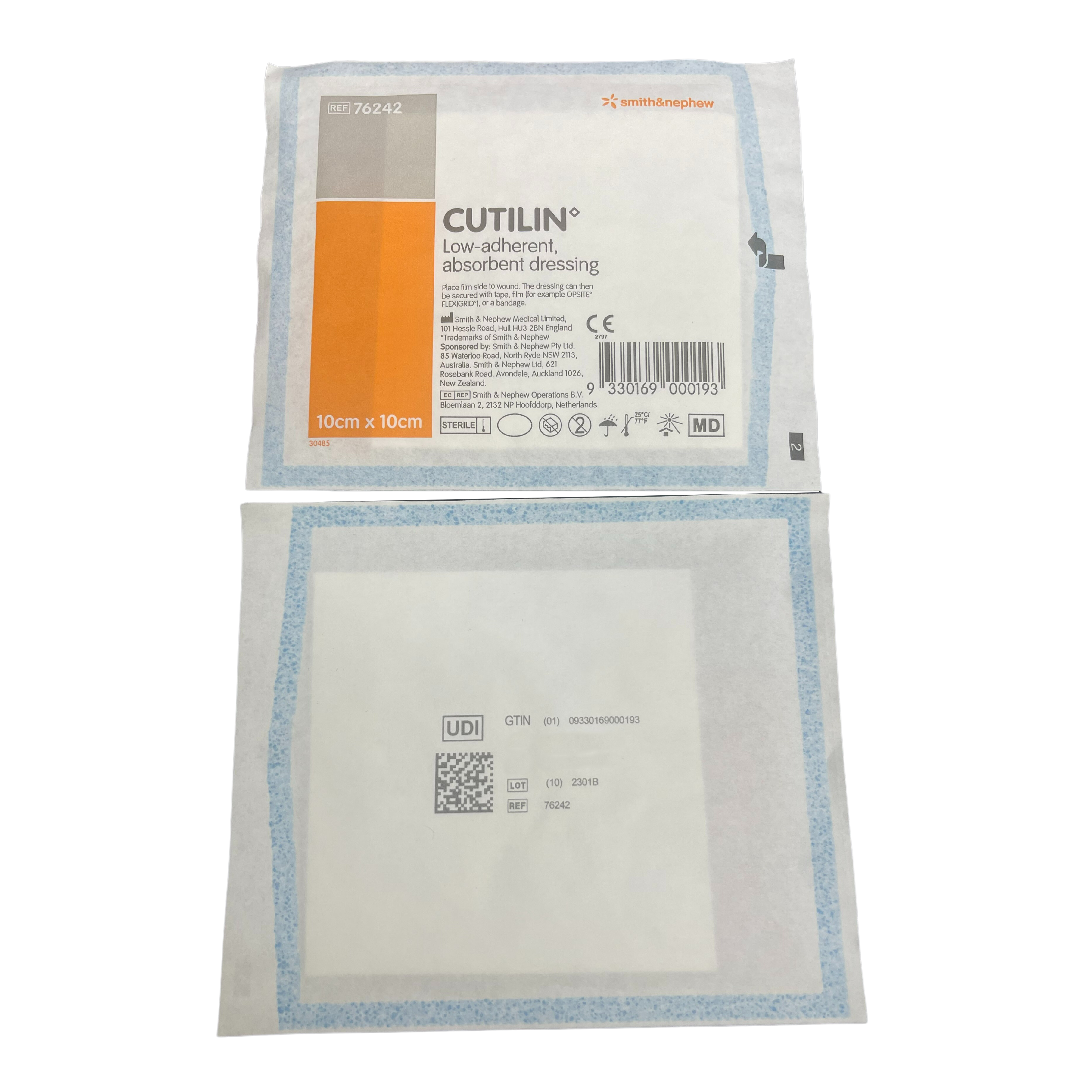 Smith & Nephew Cutilin Dressing Non Adhesive Sterile - All Sizes ...