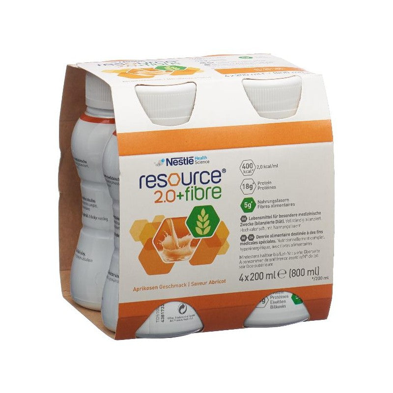 Nestle Resource 2.0 + Fibre, 200mL Bottles - All Flavours