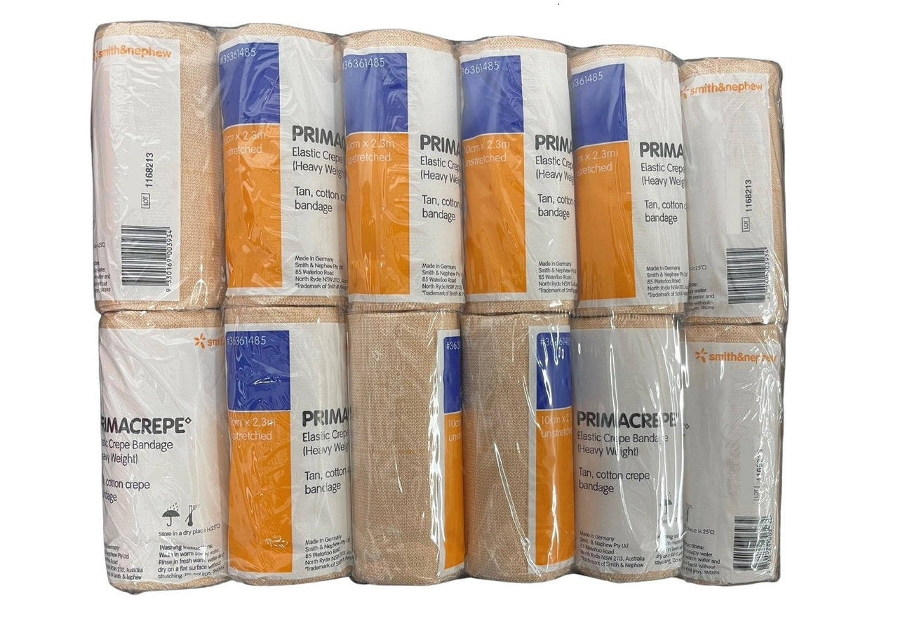 Smith & Nephew Primacrepe Crepe Bandage Medium / Heavy Weight - Pack of 12 rolls