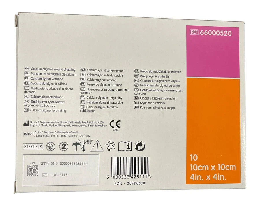 Smith & Nephew | Algisite M Calcium Alginate Dressing (5cmx5cm / 10cmx10cm)
