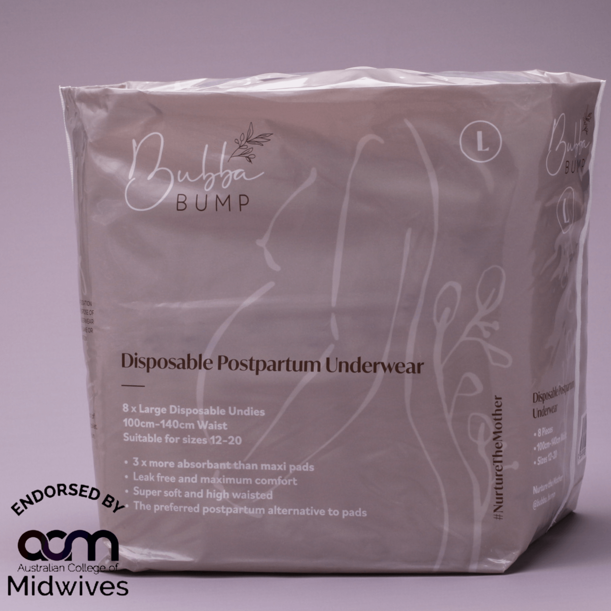 Disposable postpartum underwear - Bubba Bump