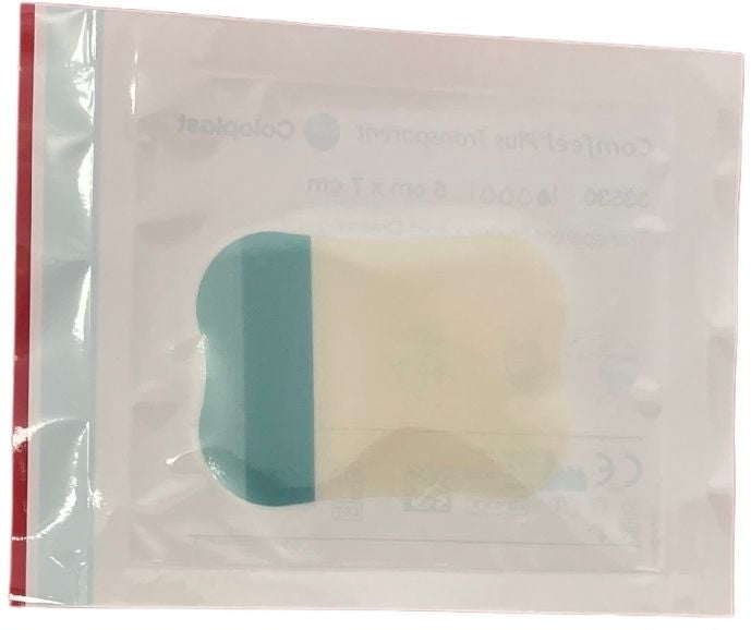 Coloplast Comfeel Plus Transparent Dressing 5cmx7cm, Each (33530)