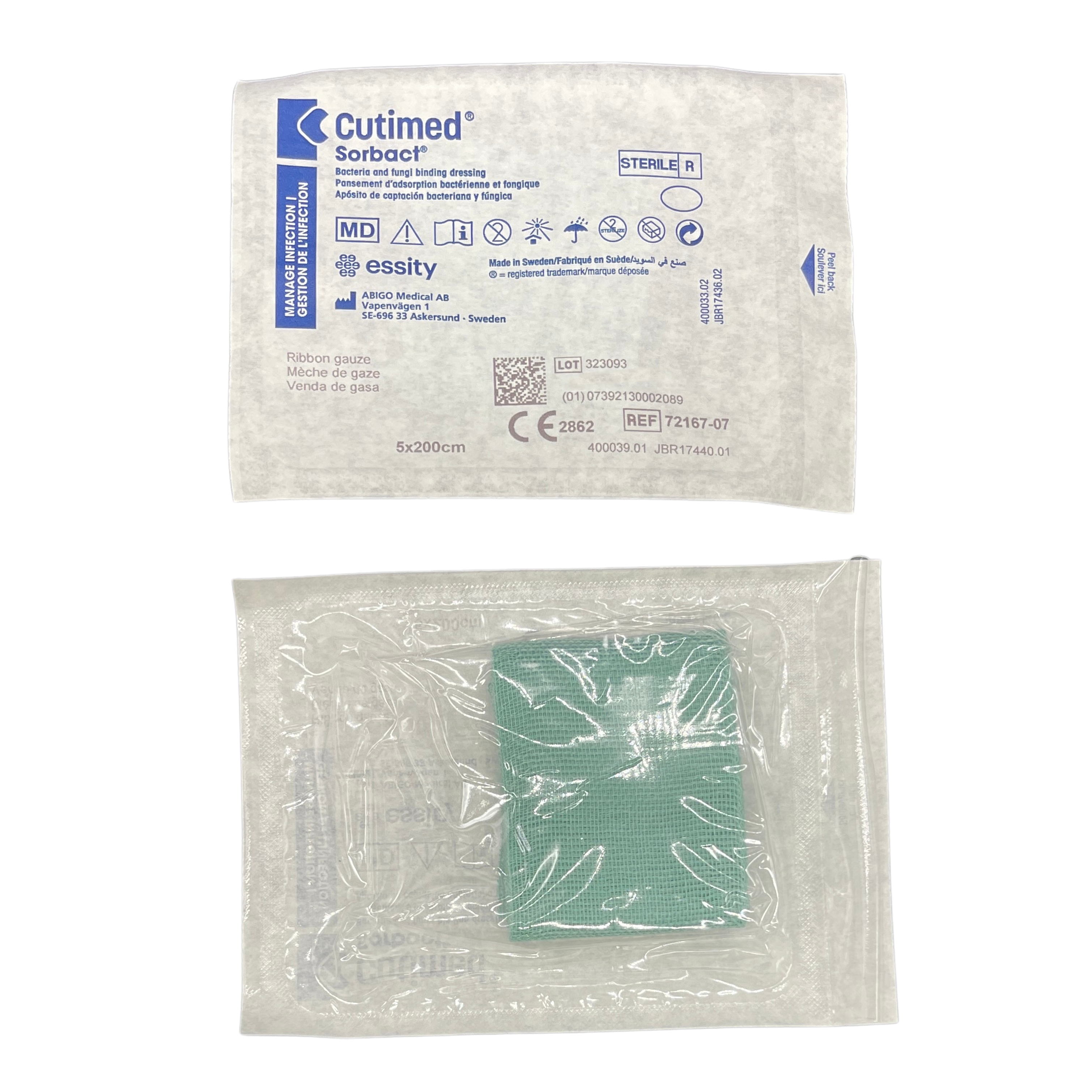 Cutimed Sorbact Ribbon Gauze Sterile (2cm x 50cm / 5cm x 200cm ...