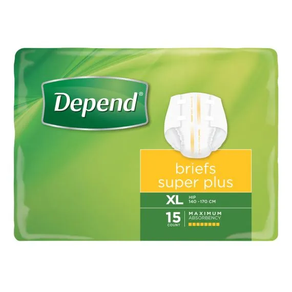 Depend Brief Super Plus Unisex - All Sizes