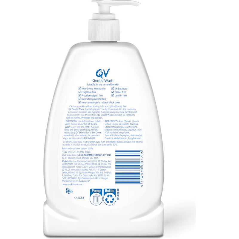 Ego | Qv Gentle Wash 350g 10688 Each