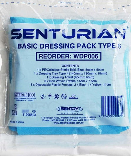 SENTRY MEDICAL | Senturian Basic Dressing Pack Sterile - All types ...