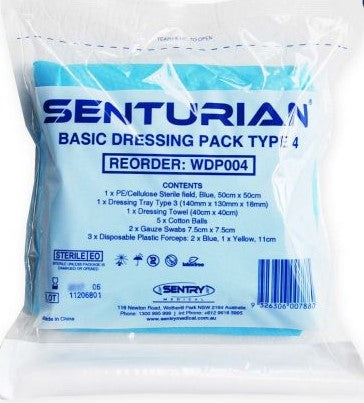 Senturian Machine SENTRY MEDICAL | Senturian Basic Dressing Pack Sterile - All types ...