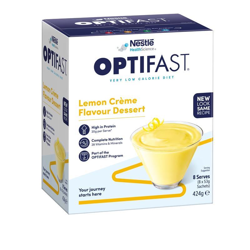 Nestle Optifast VLCD Dessert, 53g Sachets - All Flavours
