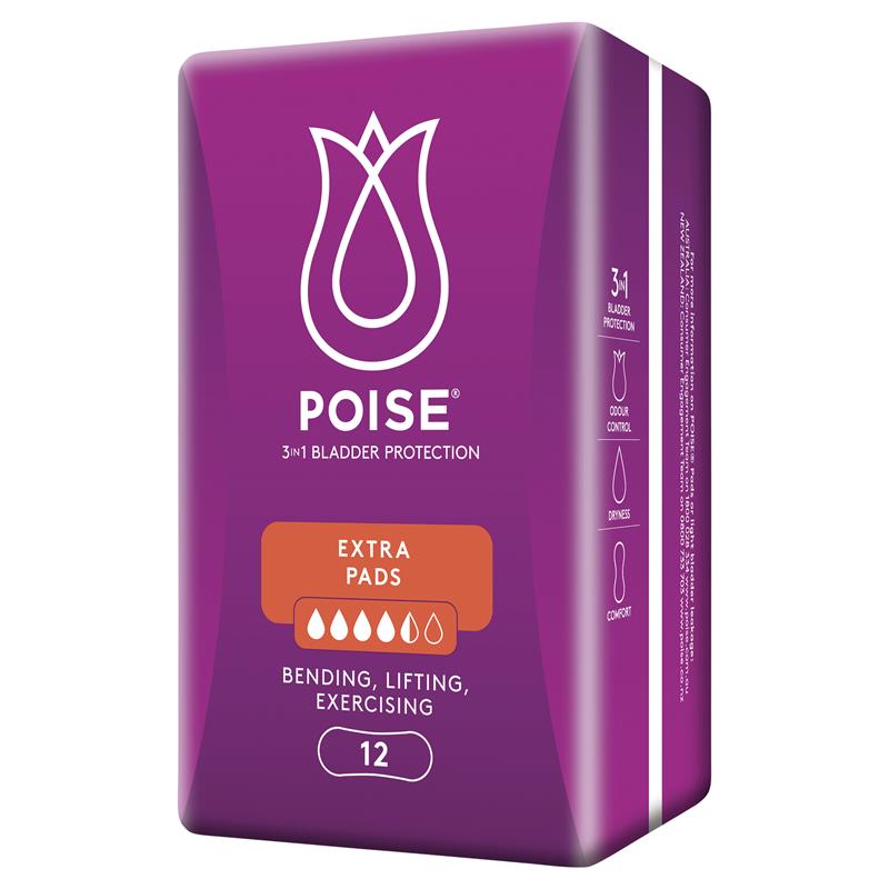 Poise | Pads Extra 315mm Long Female 540mL 91862