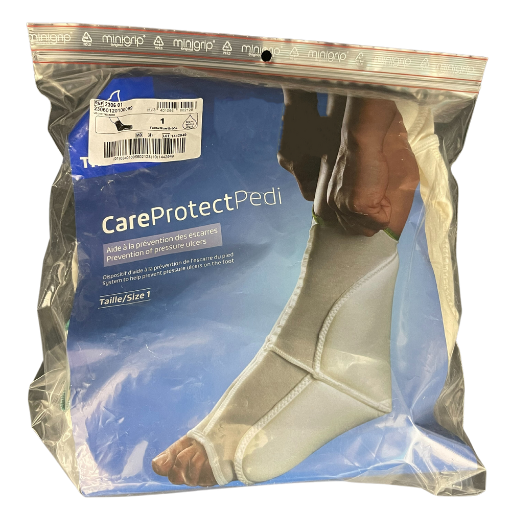 Thuasne CareProtect Pedi Bootie, White, Box of 1 - All Sizes