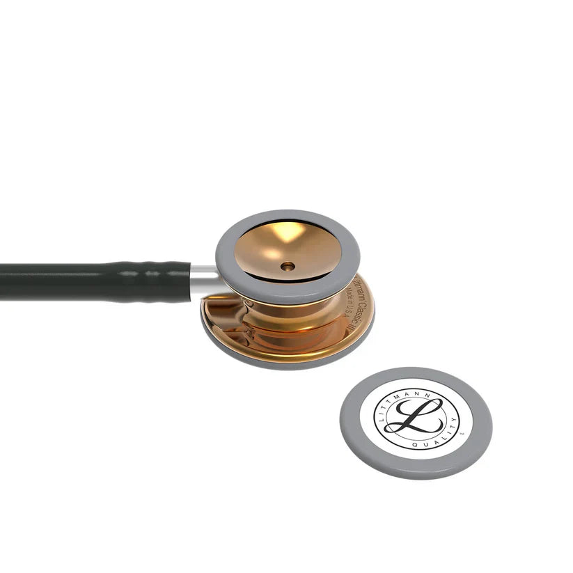 3M Littmann Classic III Stethoscope, Limited Edition, HighPolish Copper Chestpiece (Black / Raspberry)