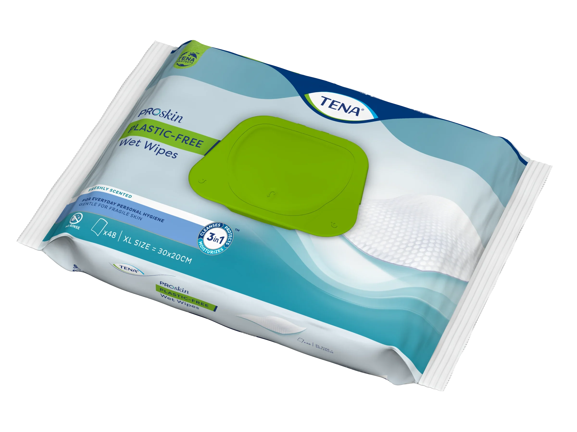 TENA | ProSkin Plastic Free Wet Wipes 9766