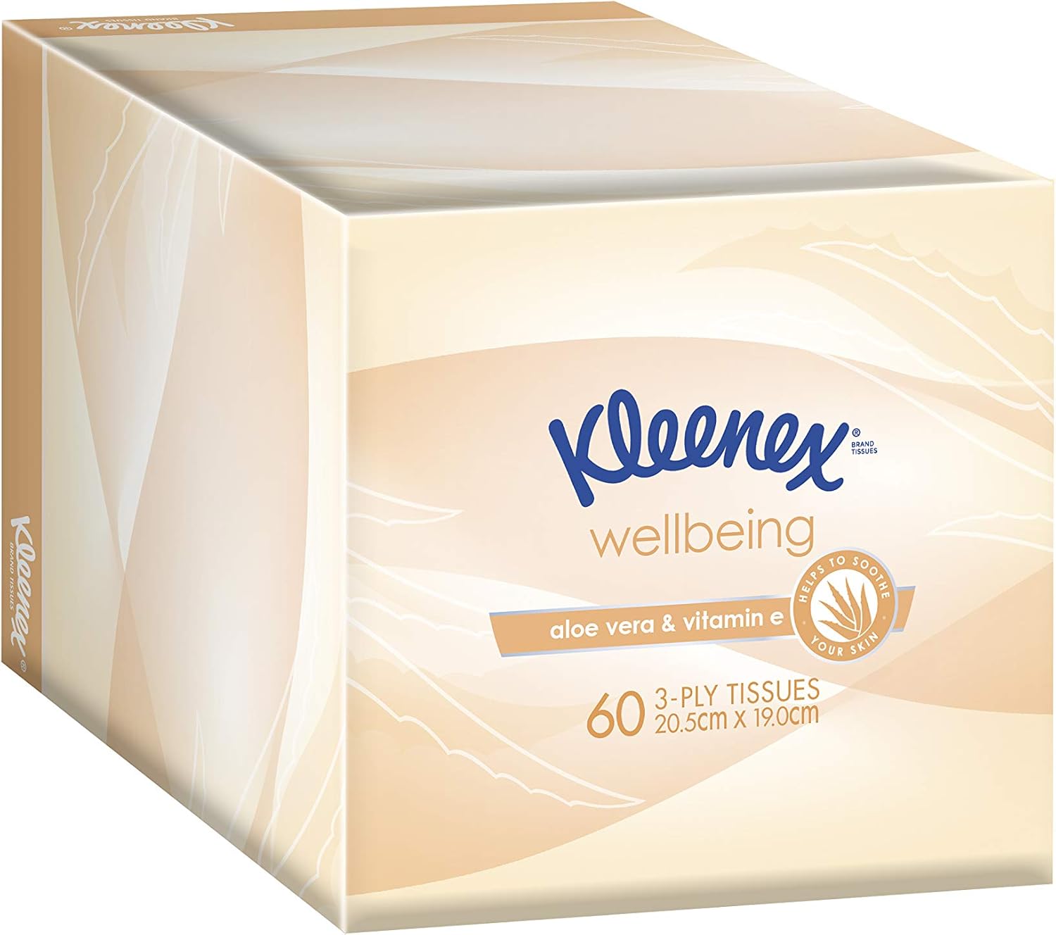 Kleenex 3Ply Wellbeing Aloe Vera Facial Tissues (0292G)