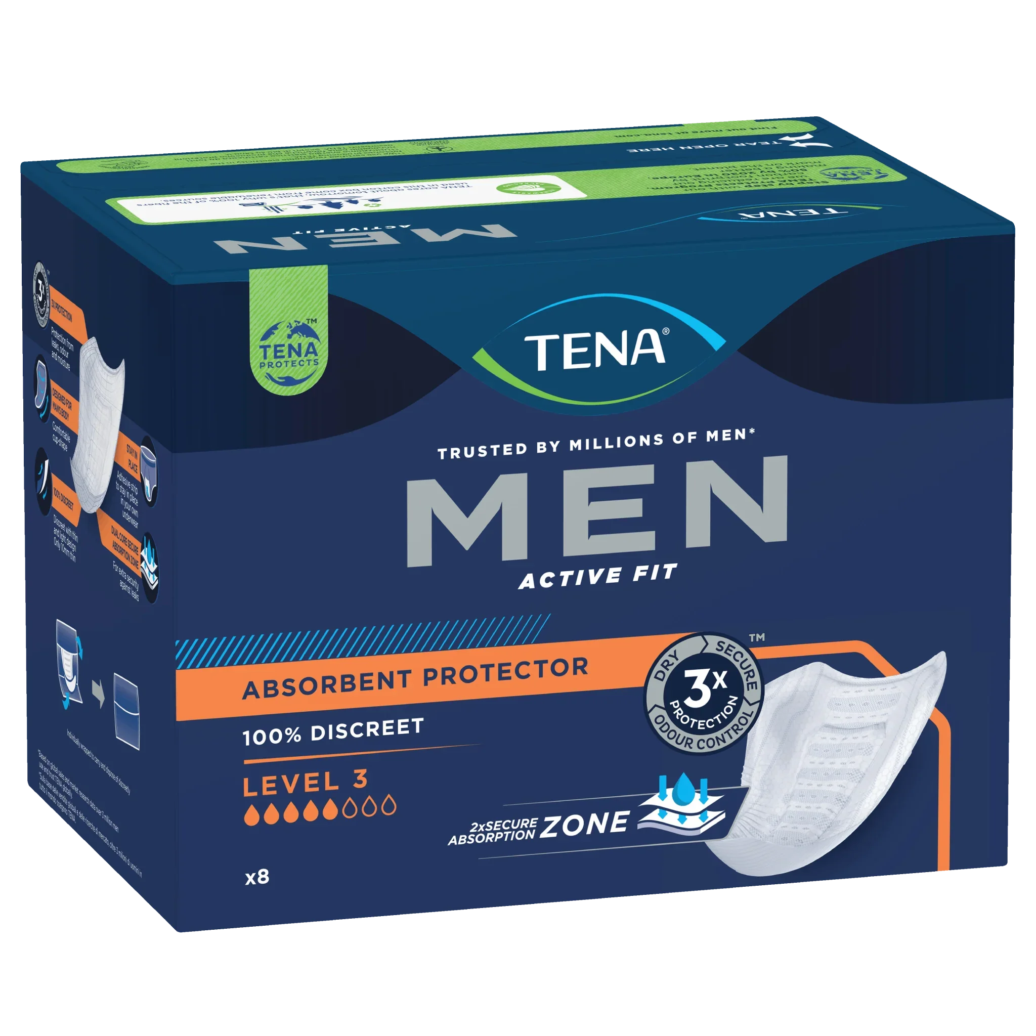 TENA | MEN Active Fit Absorbent Protector Level 3 750836