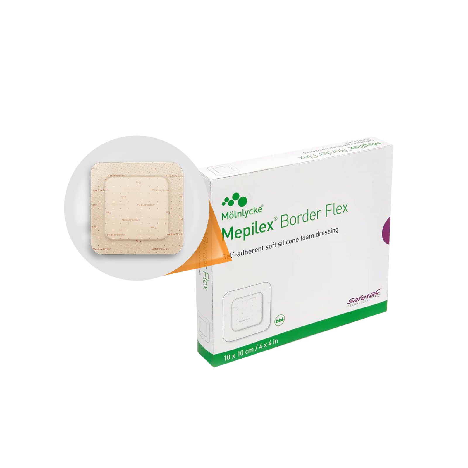 Molnlycke | Mepilex Border Flex Soft Silicone Foam Dressing - All Sizes