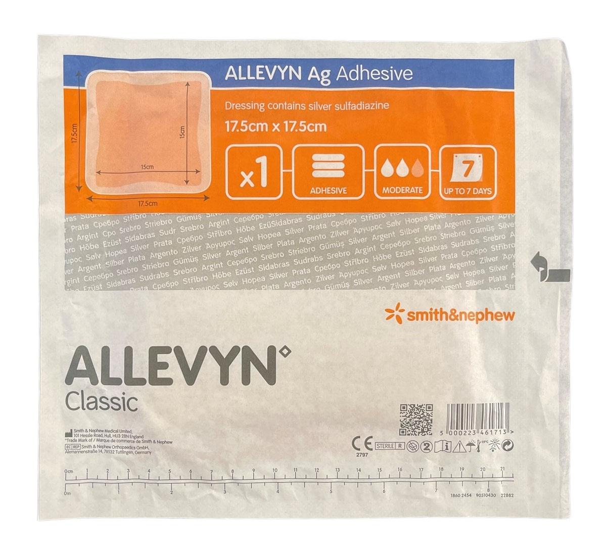 Smith & Nephew Allevyn Ag Adhesive Dressing - All Sizes