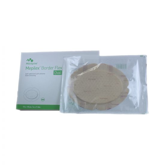 Molnlycke | Mepilex Border Flex Oval Dressing - All Sizes