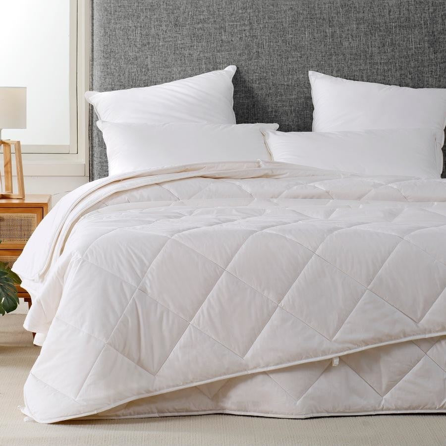 Dreamaker All Season 2 Piece Wool Quilt, King 240cm x 210cm