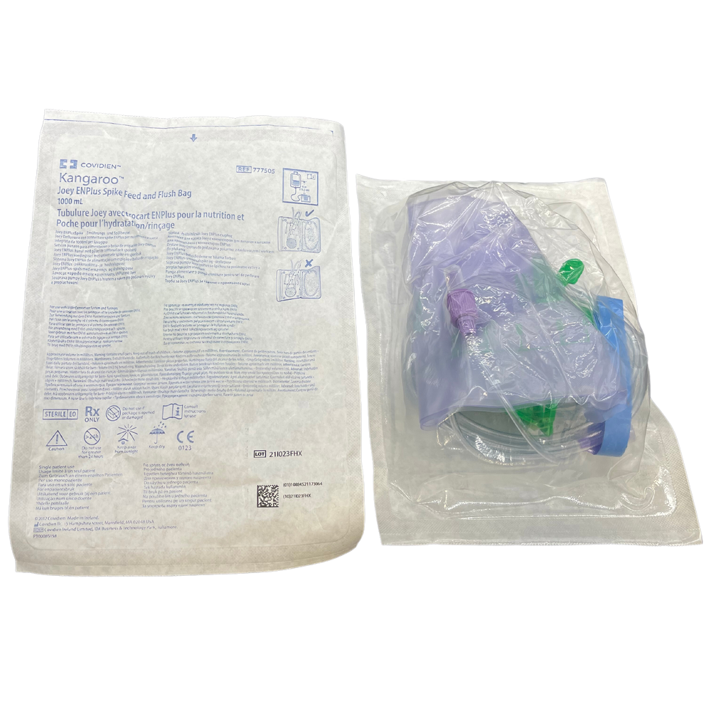 Kangaroo Joey ENPlus Spike Set With Inline Med Port (777501) (With Bag ...