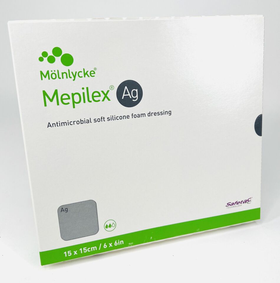 Molnlycke | Mepilex Ag Foam Dressing Non Adhesive - All Sizes