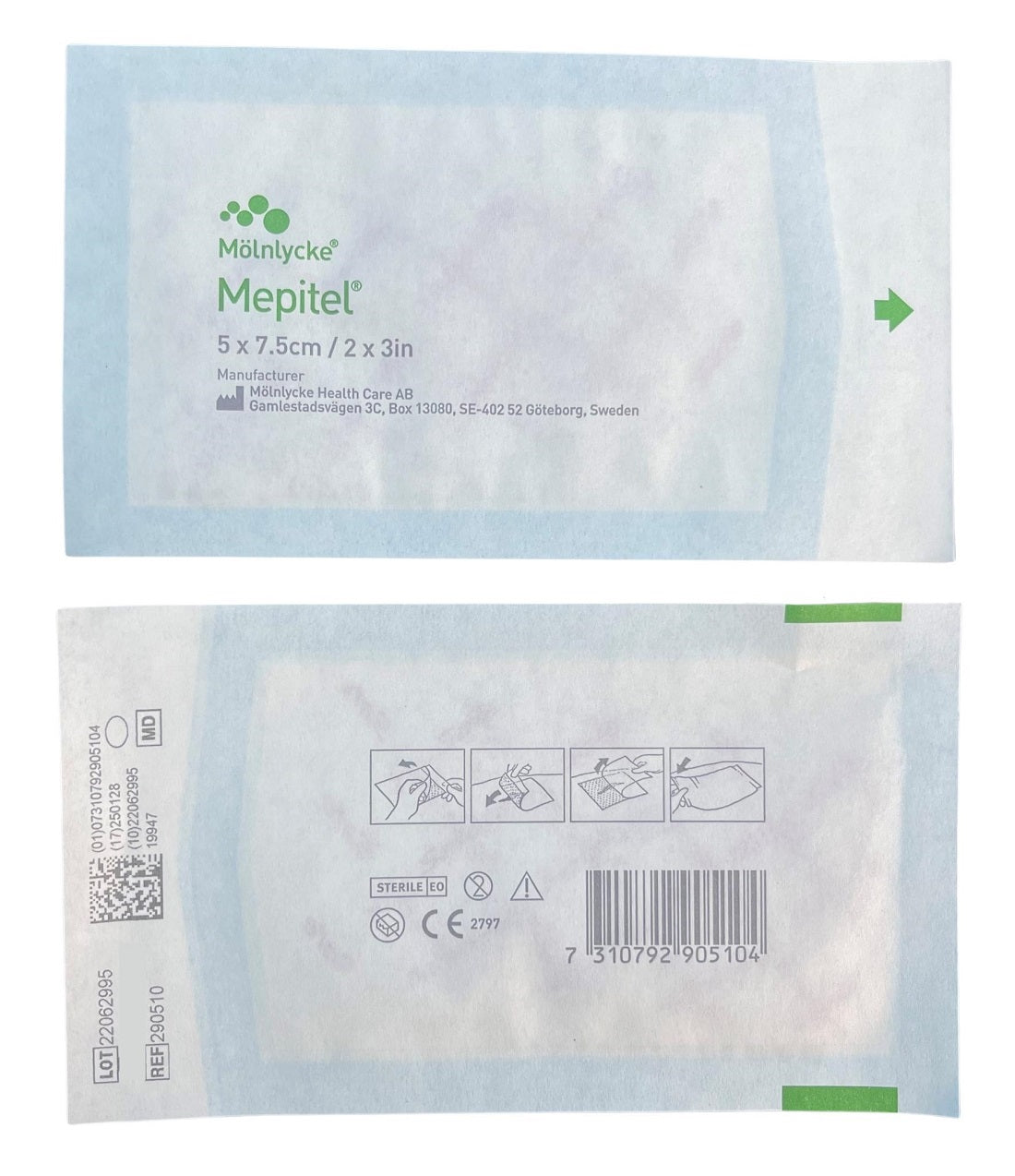 Molnlycke Mepitel Transparent Silicone Wound Contact Layer Dressing ...
