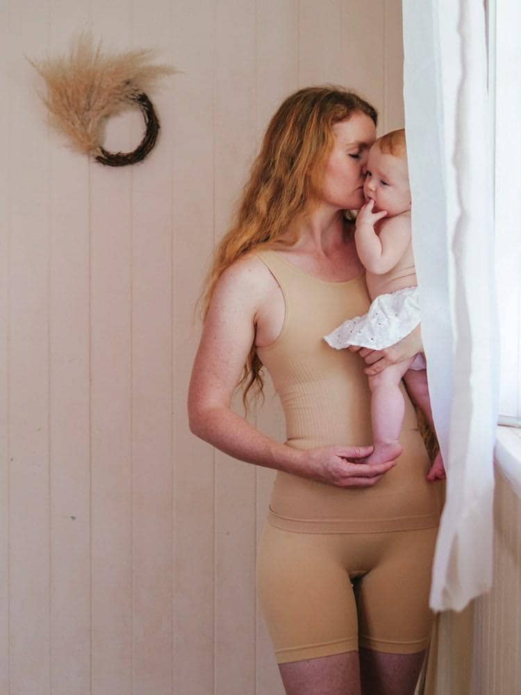 Postpartum recovery support wear shorts - Bubba Bump