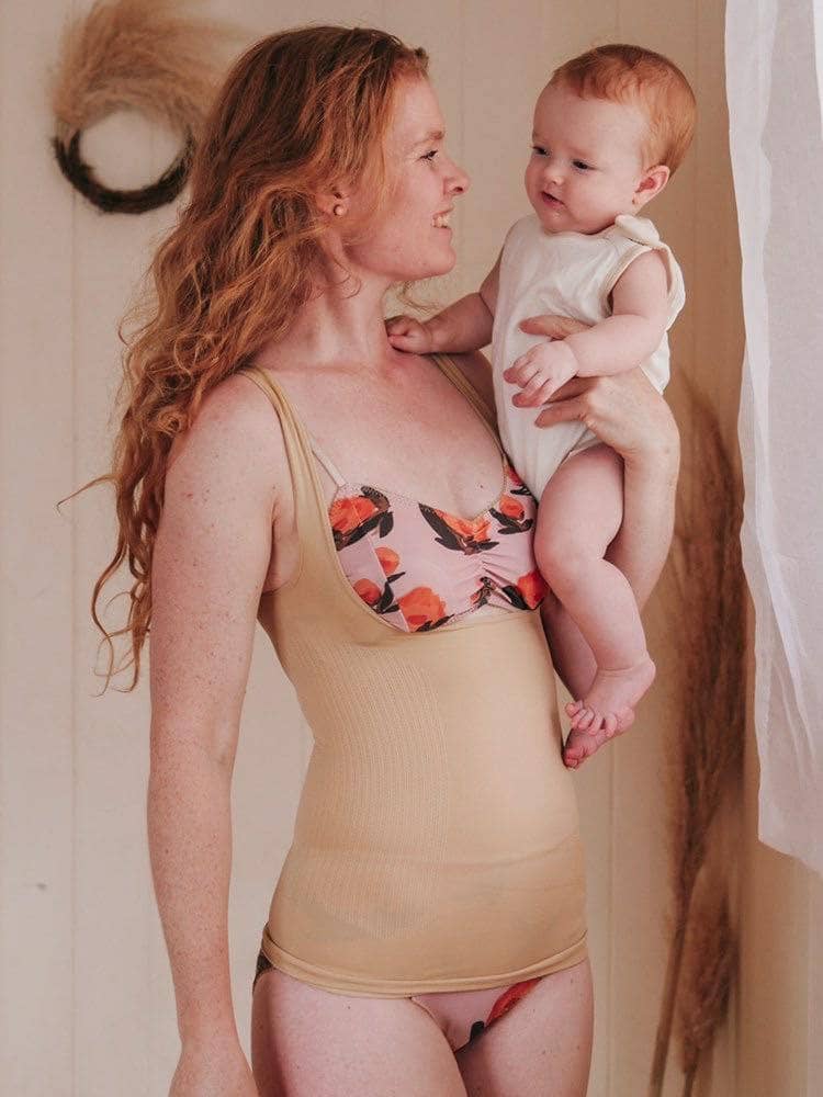 Postpartum Nursing Friendly Support Wear Tank - Bubba Bump
